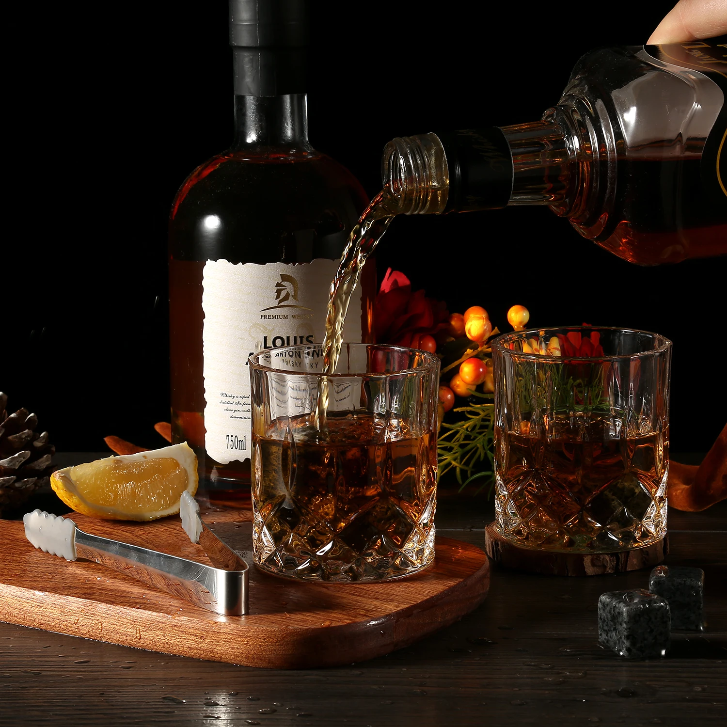 

Amazon Top Seller Whiskey Set Whiskey Cooling Stone Set Of Glasses Old Fashioned Whiskey Glass