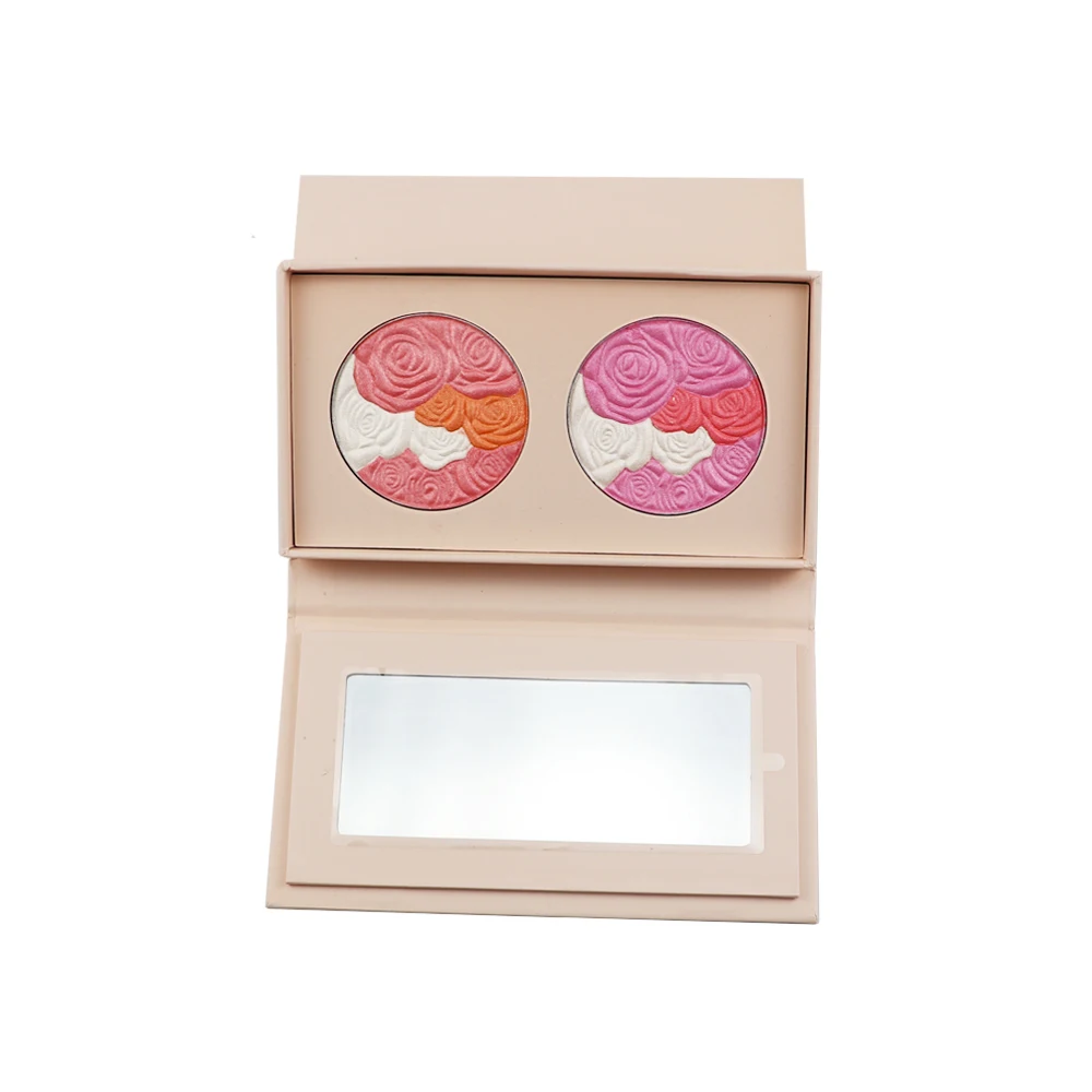 

Wholesale Pigment Highlighter Palette Private Label Compact Makeup Highlighter Blush Makeup