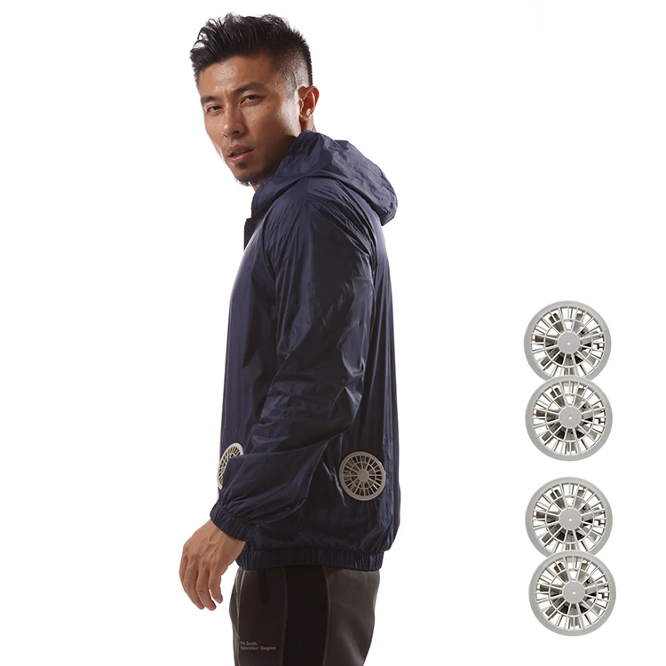 

Sun-proof Resist High Temperature Air Conditioner Fan Cooling Jacket Logo Custom
