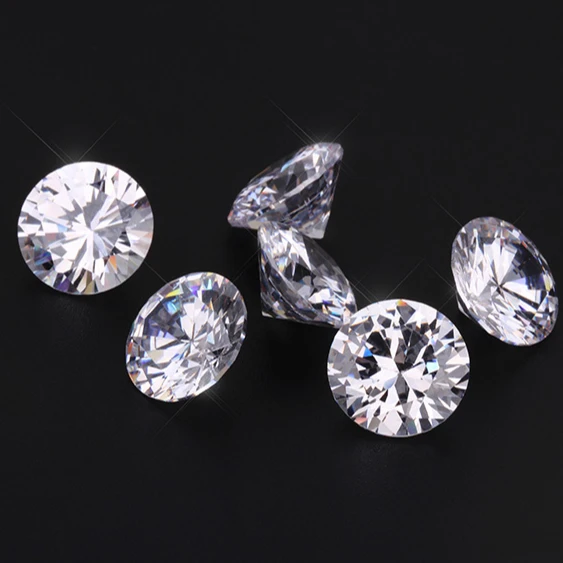 

1000pcs/Bag 3A Color White Round Shape 1mm Loose Cubic zirconia Stone For Jewelry Making, Attractive