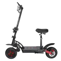 

[Europe Stock ]Sports electric motorcycle scooter 55km/h 800W 2 Drive Motors Disc brake 85KM Range 10 Inch Tire KUGOO G-Booster