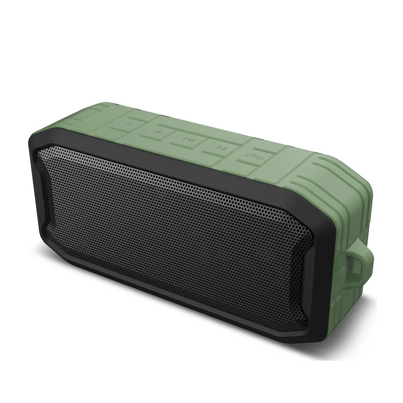 

Waterproof IPX7 Portable Wireless Bluetooth Speakers 10W Bass Sound Stereo Music Speaker Outdoors, Black/red/green
