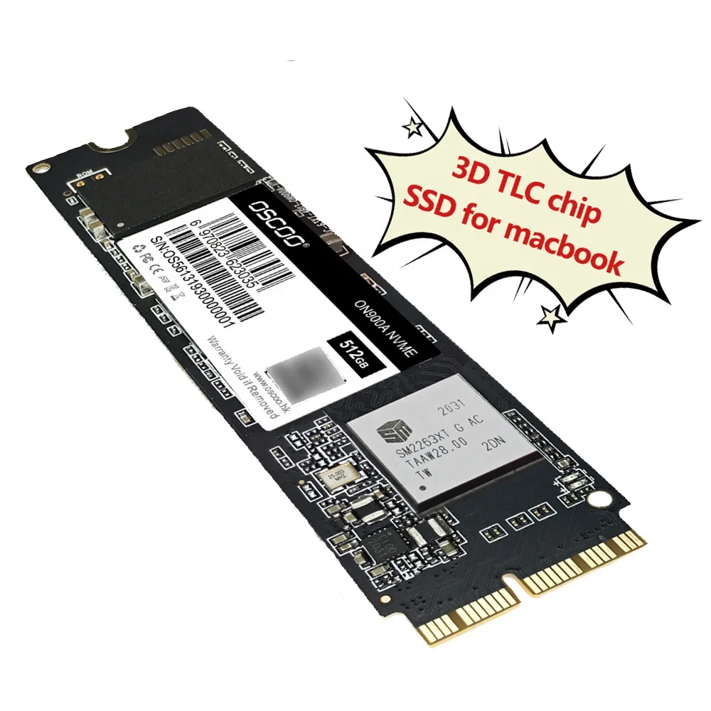 

OSCOO SSD Hard Drives NVME 2TB 1TB 512GB 256GB Disco Duro for MacBook A1347 A1369 A1398 A1418 A1465 A1466 A1481 A1502