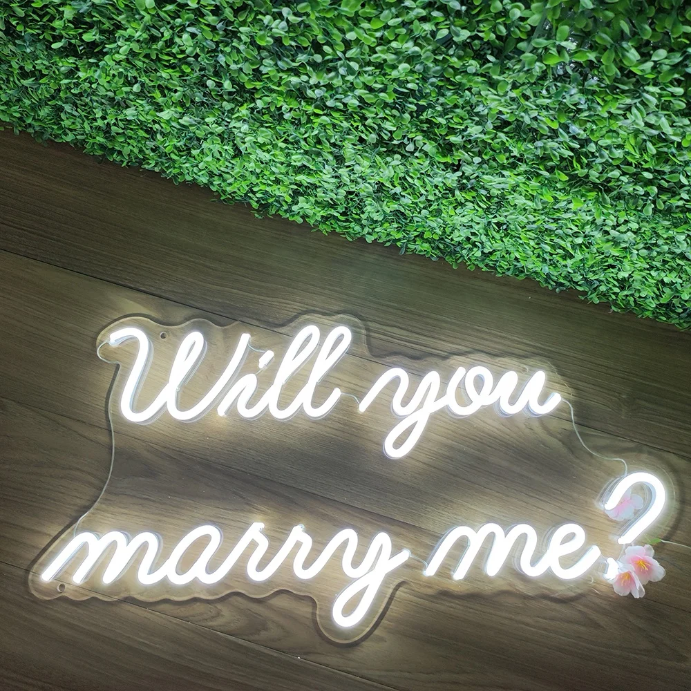 

Droppshiping Bride to Be Set Will You Marry Me Wedding Decoration Party Neon Signs Custom Led 3d Sign