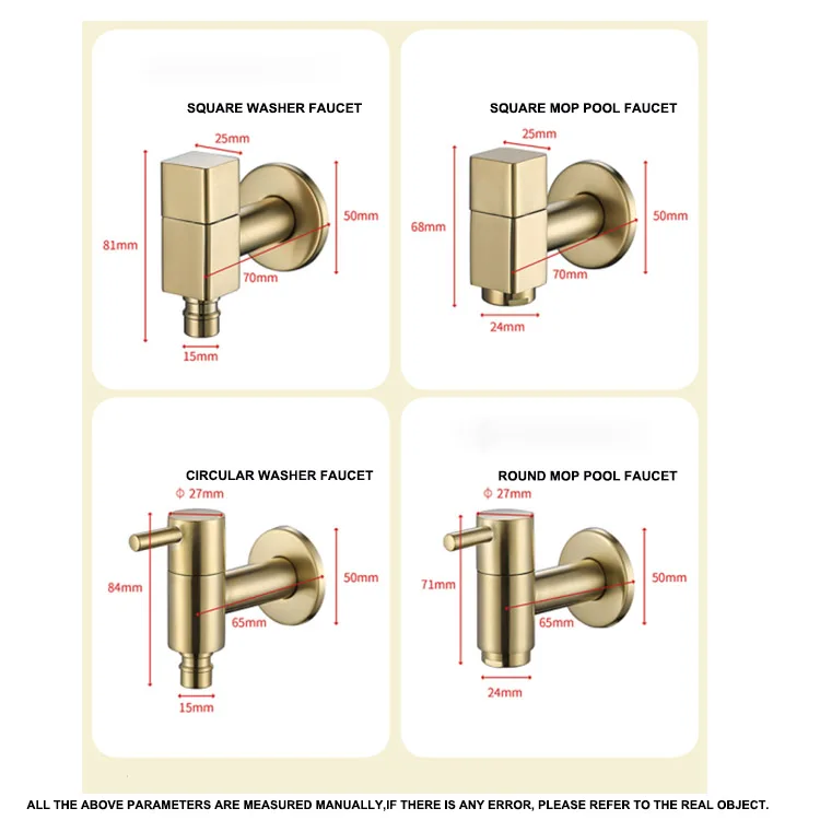 
brushed gold plated wash machine hose bib tap wash machine bibcock brass bibcock tap 