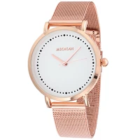 

Waterproof simple watch reloj de dama stainless steel mesh band watch classic brand watch for women