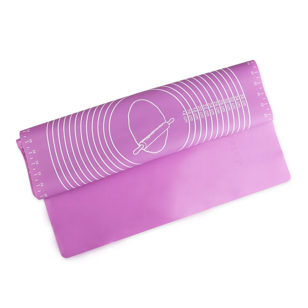 

BPA Free 20 Inch Non-slip Silicone Dough Rolling Mat Pastry Mat, Customized color