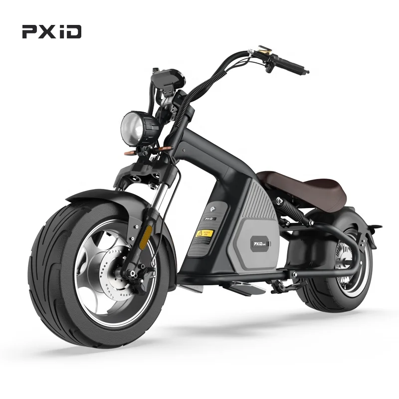 

PXID Europe Stock EEC Approved 2 Wheel Stand Up Electric Scooter Motorcycle Citycoco 2020