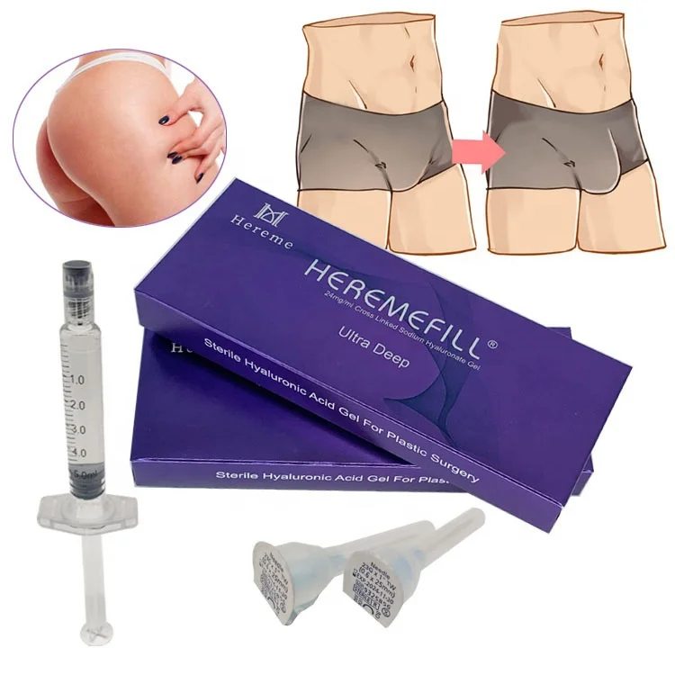 

Heremefill CE approved dermal filler HA 3ml 5ml 10ml injectable hyaluronic acid, Transparent colorless