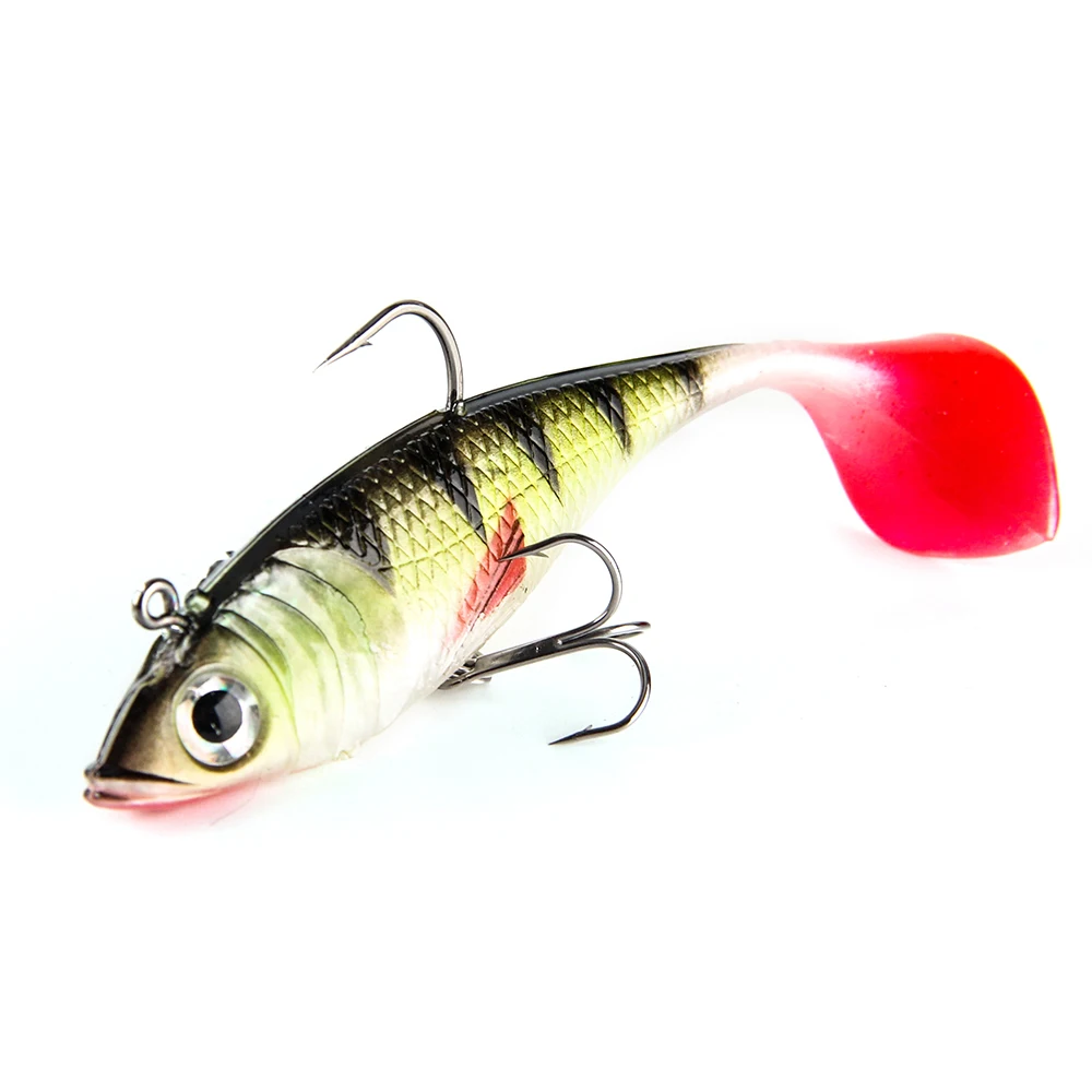 

JOHNCOO 90mm 20g Pesca Soft Bait Fishing Lure Soft Lead Fish Fishing Tackle, 2 colors