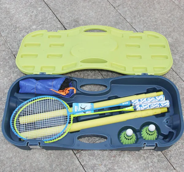 
DKS- Plastic foldable portable badminton net set for practice 