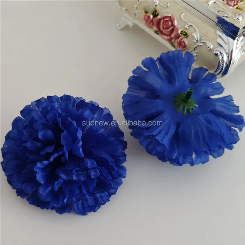 Wholesale Artificial Carnation Flower Heads Silk Flower Head Carnation