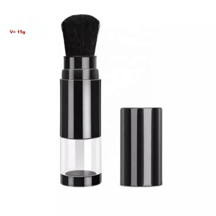 

FYD Powder Dispensing Brush Private Label Powder With Containers Wholesale Refillable Foundation Brush Loose Powder, Black