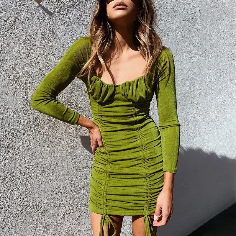 

2020 New Arrival Autumn collection Women long sleeve summer fashion ladies casual dresses