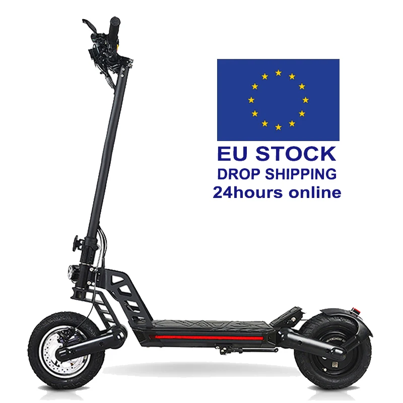 

EU UK Warehouse similar kugoo kugo g2 pro folding electric scooter fast speed 1000w E Scooter, Black/red