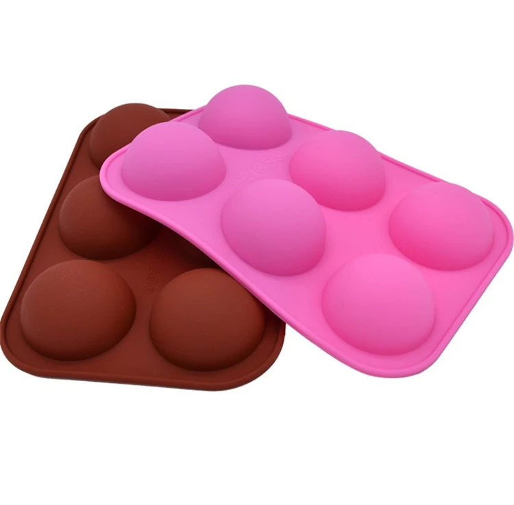 

Hot Sale Semi Sphere Silicone Mousse Mold BPA Free Chocolate Bomb Baking Cake Molds, Coffee