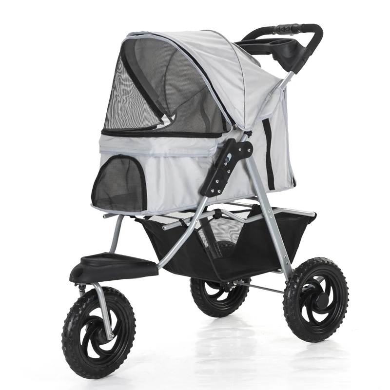 

Best Quality Luxury Pet Stroller Smart Portable Travel Dog Stroller, Pic shows