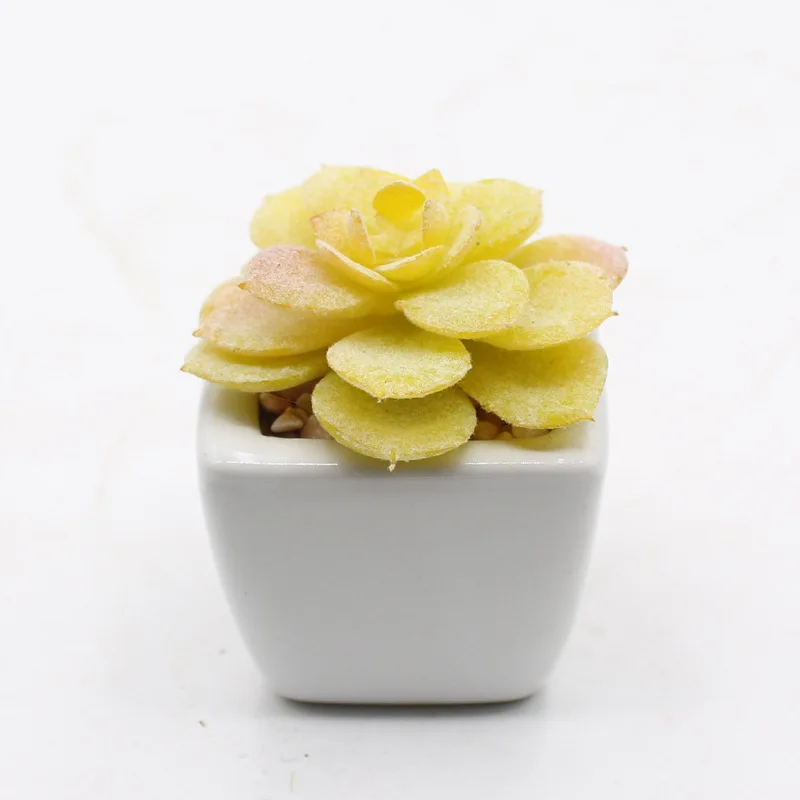 

Lovely Artificial Plastic Succulent Potted Home Decoration