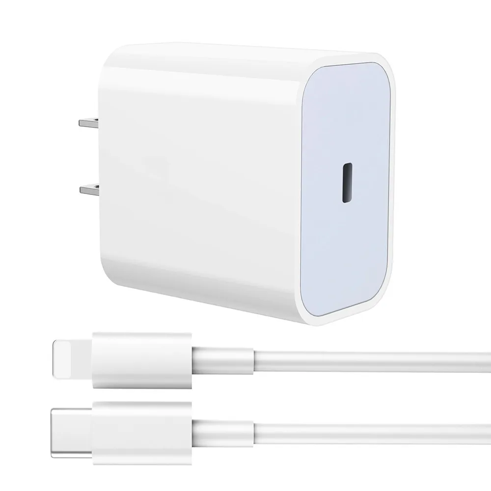 

Original Super Fast 18w 20w PD usb Type C Quick Charger Adapter For iphone 11 12 x EU US uk Travel PD charger, White/black