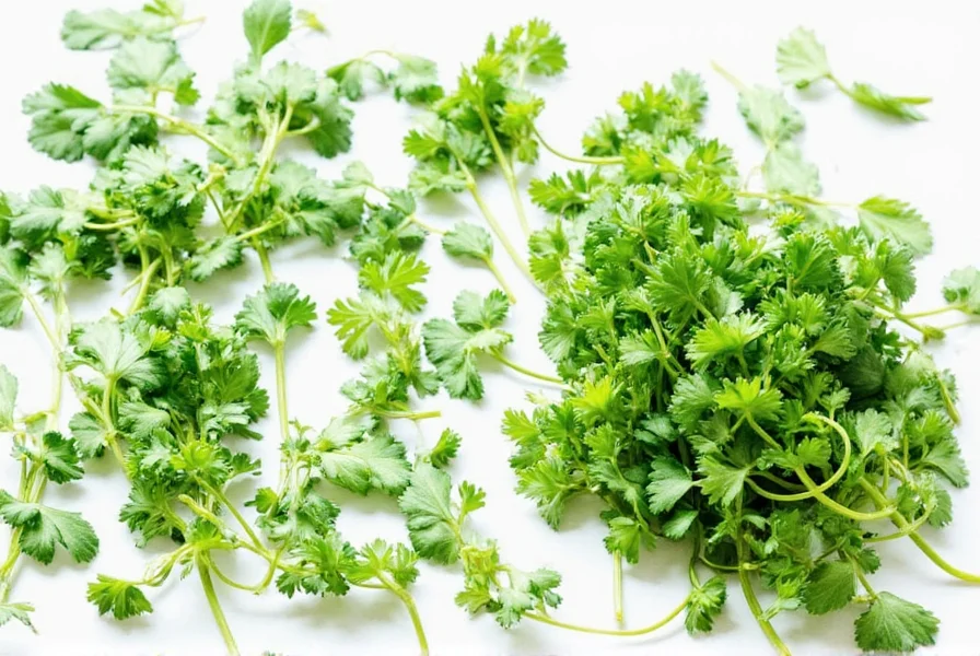 Parsley in market