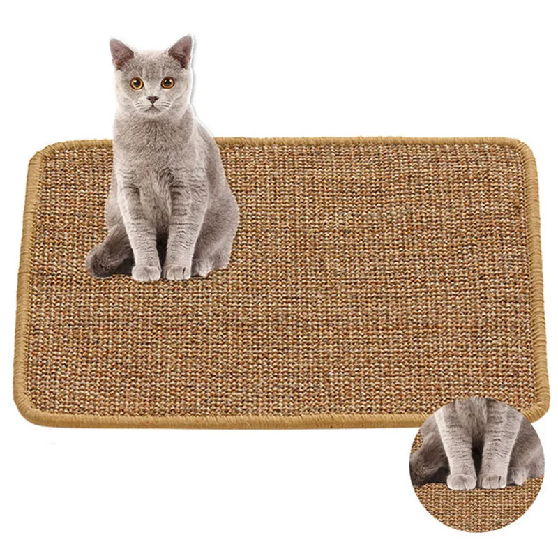 

Cat Scratcher Board Natural Sisal Cat Scratching Mat Furniture Protector Cat Sleeping Mat
