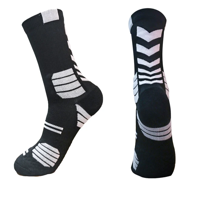 

RX-FOX Basketball elite socks men's and women's professional sports socks medium long tube thickened towel socks