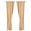 Popular classic South America hot sell solid ready made curtain blackout curtain fabric curtain material