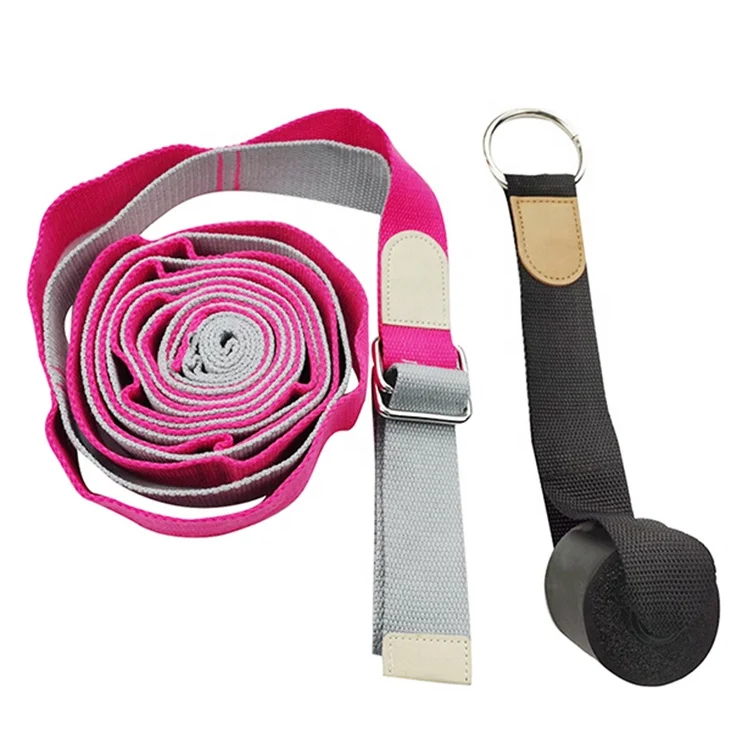 

Wholesale price Safely Stretching Training Strap Stretch Yoga Strap, 8 colos