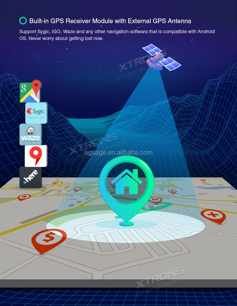 Xtrons 6.2" 2din Android Car Stereo For Kia Optima/picanto/morning/rio