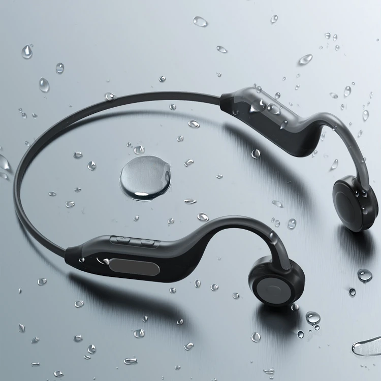 

Wireless Bone Conduction Headphones Outdoor Sport Waterproof Headset Waterproof With 8G Memory For Blue tooth 5.0