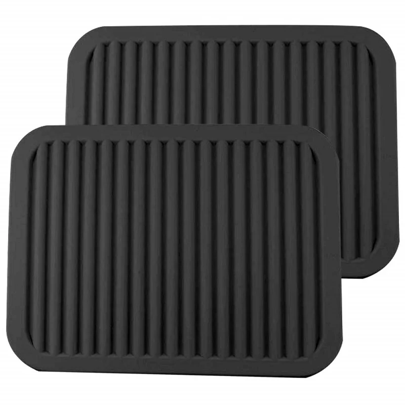 

Silicone Trivets Mats for Hot Dishes and Hot Pots Hot Pads for Countertops Tables Pot Holders Spoon Rest Small Drying Mats, Customized color