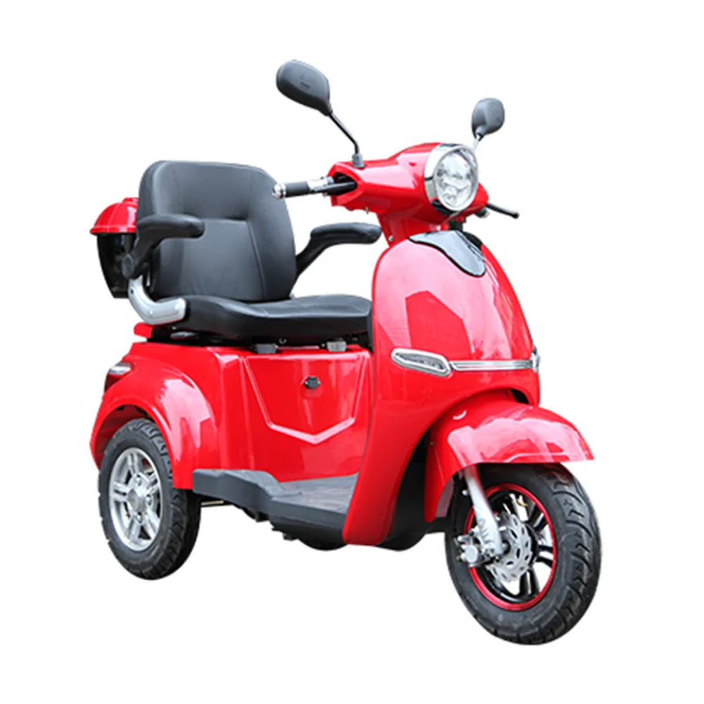 

500W 1000W 10 inch 60V 20AH Emark EEC COC Certificate Electric Scooter Three Wheel OEM lead acid battery electric tricycle