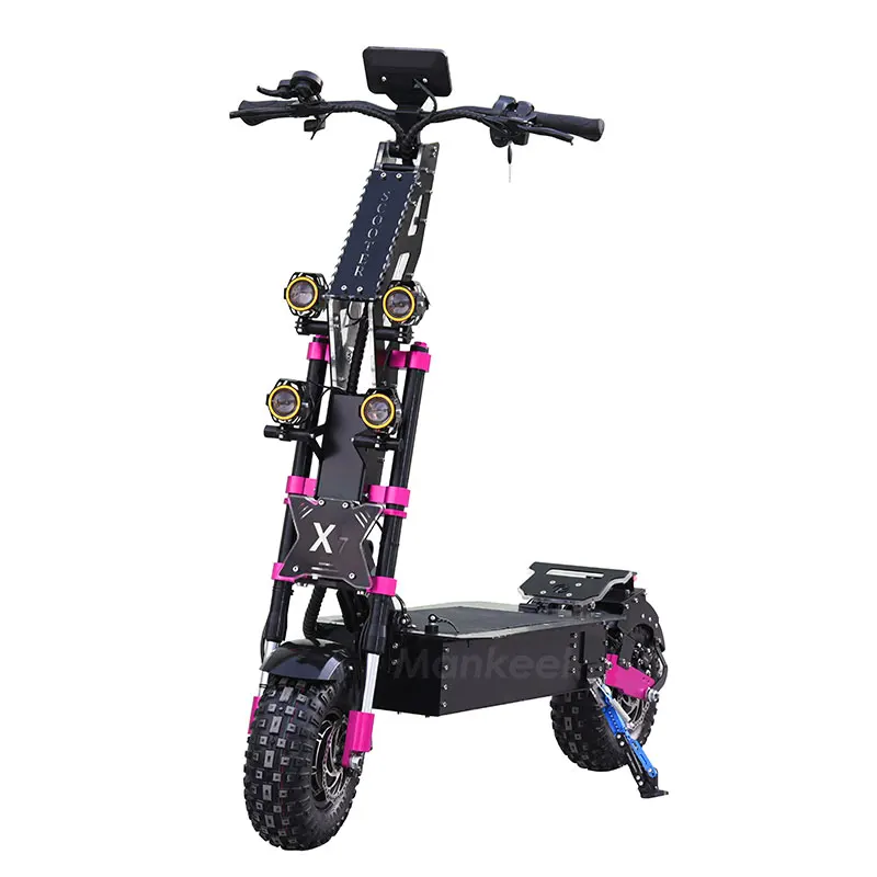 

Mankeel Adults 6000Watt E 5600W Fat Tire Motorcycle Off Road Balance Cross Country Electric Cross-Country Scooter