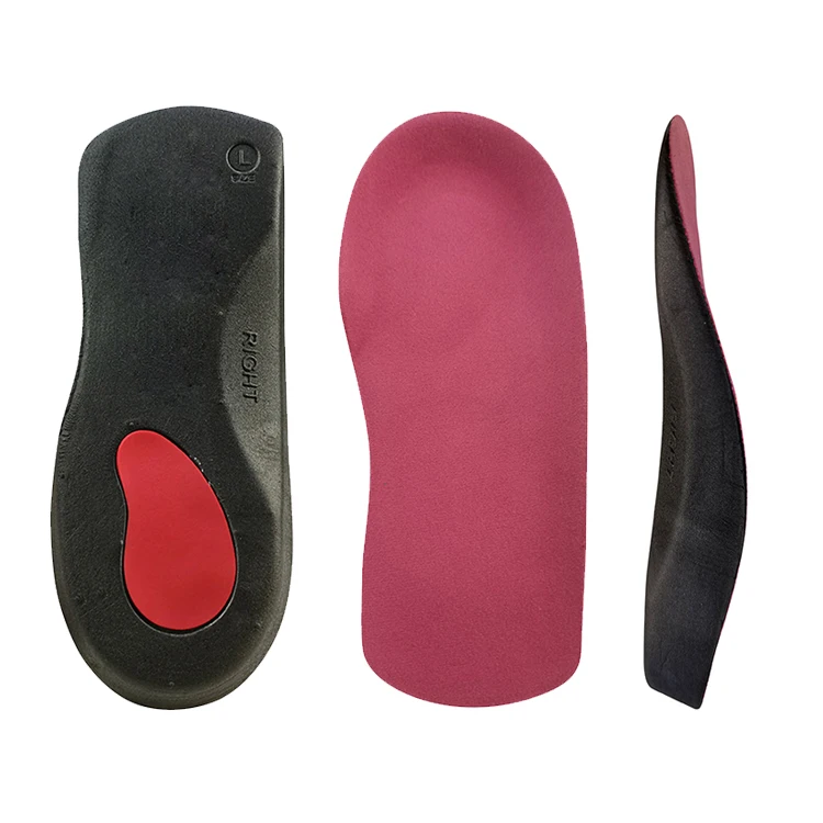 

High quality shock absorption eva 3/4 arch support orthotic insole