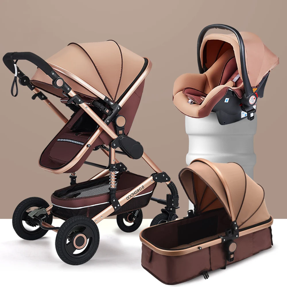 

Purorigin Wholesale good quality travel system baby stroller luxury baby pram 2 in 1 stroller 3 in 1, Customized