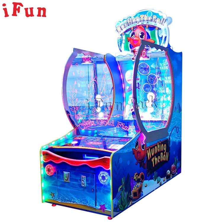 

Original Game Factory High Quality Pingpong Redemption Ticket Arcade Machine Hunting The Ball Game Machine for Kids