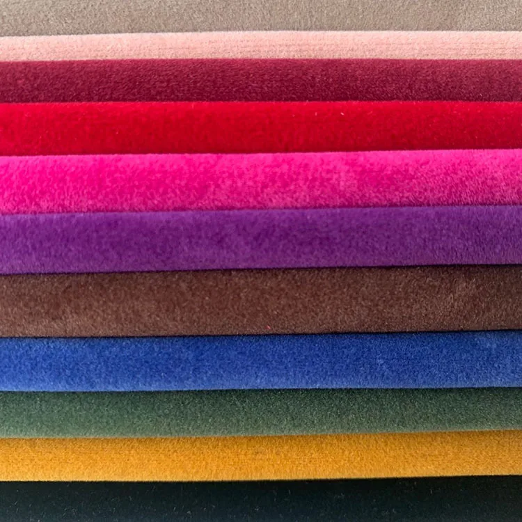 Soft Double Sides Flocked Velvet Fabric For Hand Crafts Buy Soft