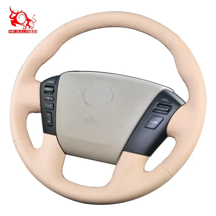 

car accessories car steering wheel cover leather steering wheel covers for Nissan PATROL, Customized color