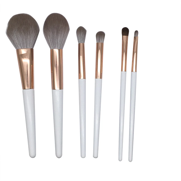 

6pcs makeup brush set White Professional Makeup Sets Women Make up Brush kit