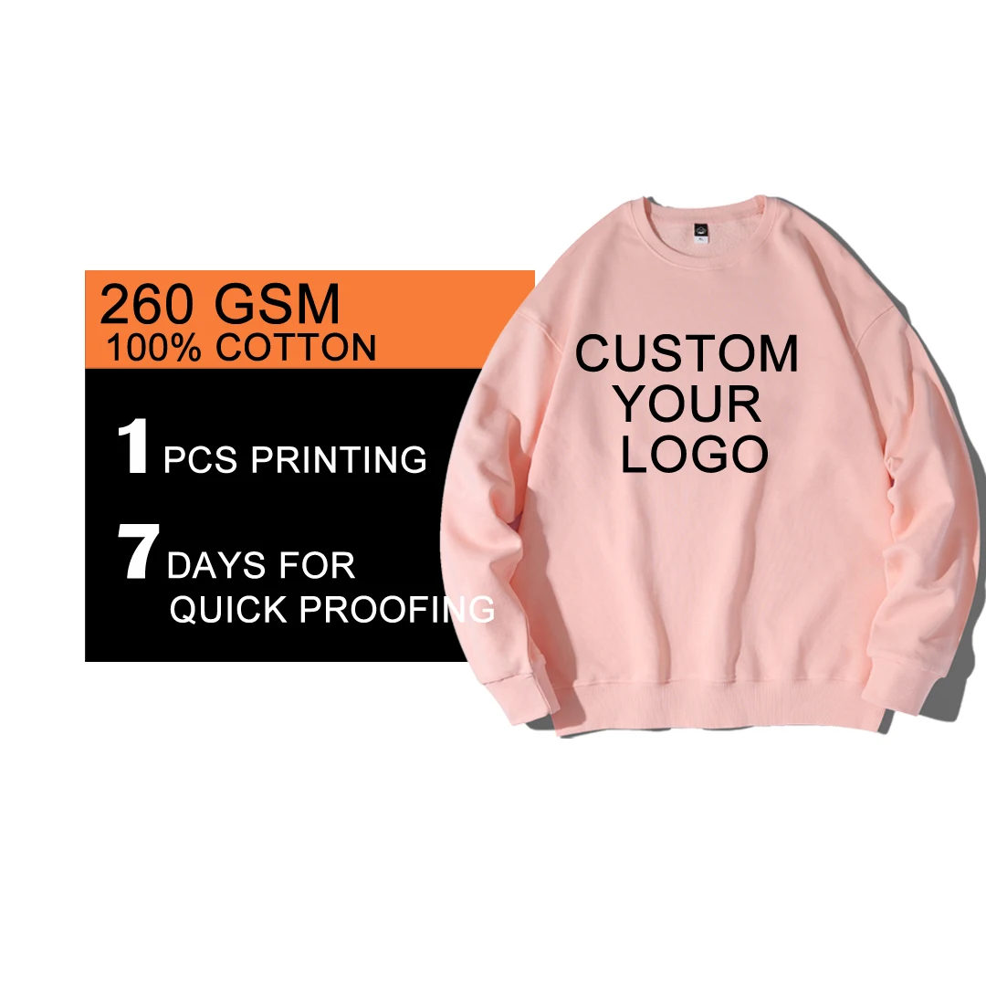 

XINQI OEM/ODM custom plus size men's hoodies & sweatshirts 260 GSM 100% cotton oversized long sleeve big terry hoodies unisex