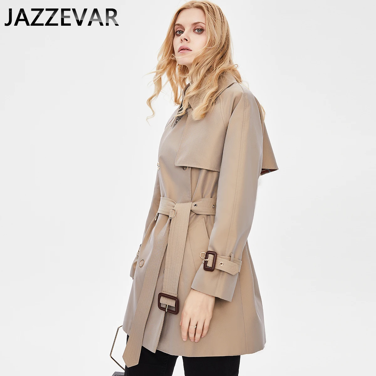 

Wholesale custom original design lime green bat sleeve loose outerwear plus size trench coat woman plus size