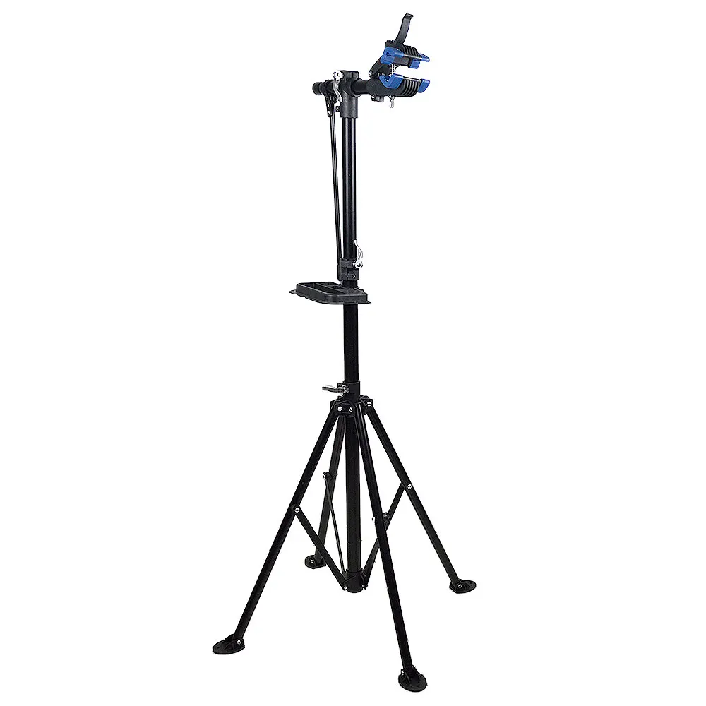 

High Quality Adjustable height Bike Repair Stand with Tool Tray, Black
