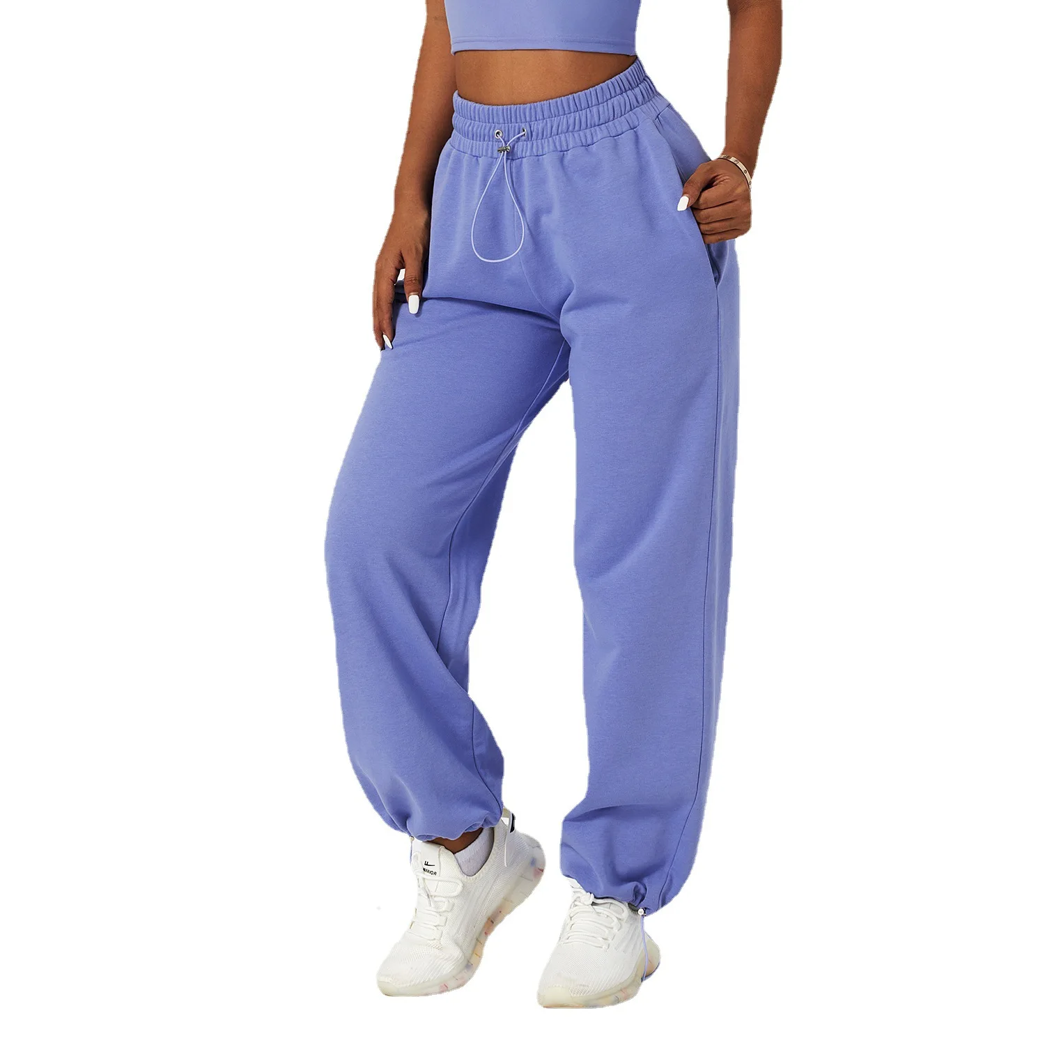 

Loose sports sweat womens Running gym sport pants casual Cotton Fitness outdoor Jogger Sweatpants