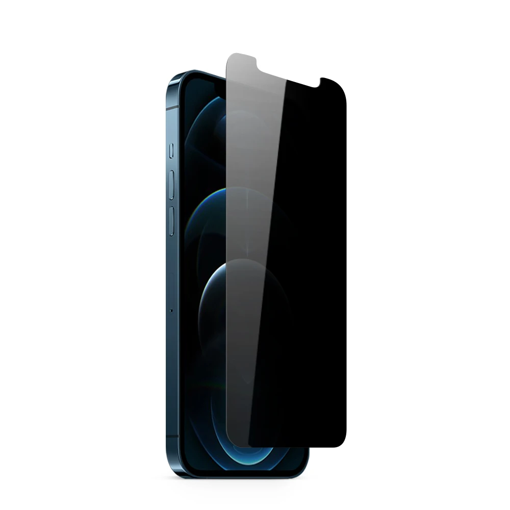 

Bubble free anti peek tempered glass privacy screen protector for iPhone 12 12 Pro 12 Pro Max 12 Mini