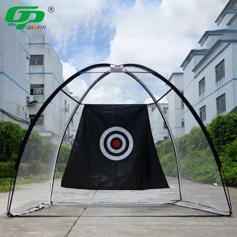 

New Style Hot Sale Portable Golf Training Aids Foldable Easy to Carry Indoor Outdoor Target Golf Chipping Nets, Black / white / red combination