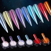 

BORN PRETTY 1g Auroras Mirror Effect Colorful Manicure Nail Art Chrome Pigment Dust Nail Powder