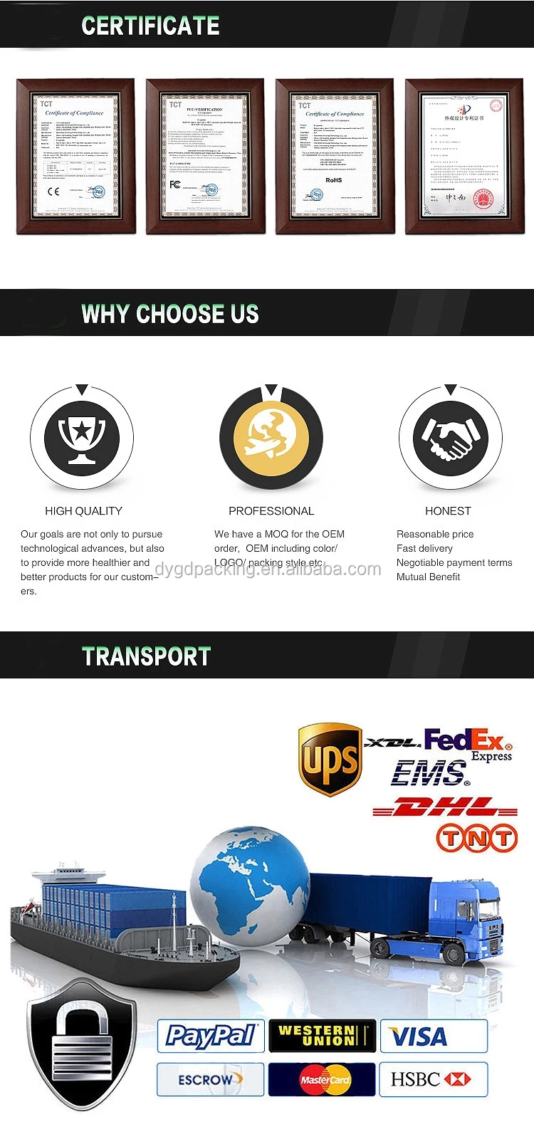 CERTIFICATEWHY US