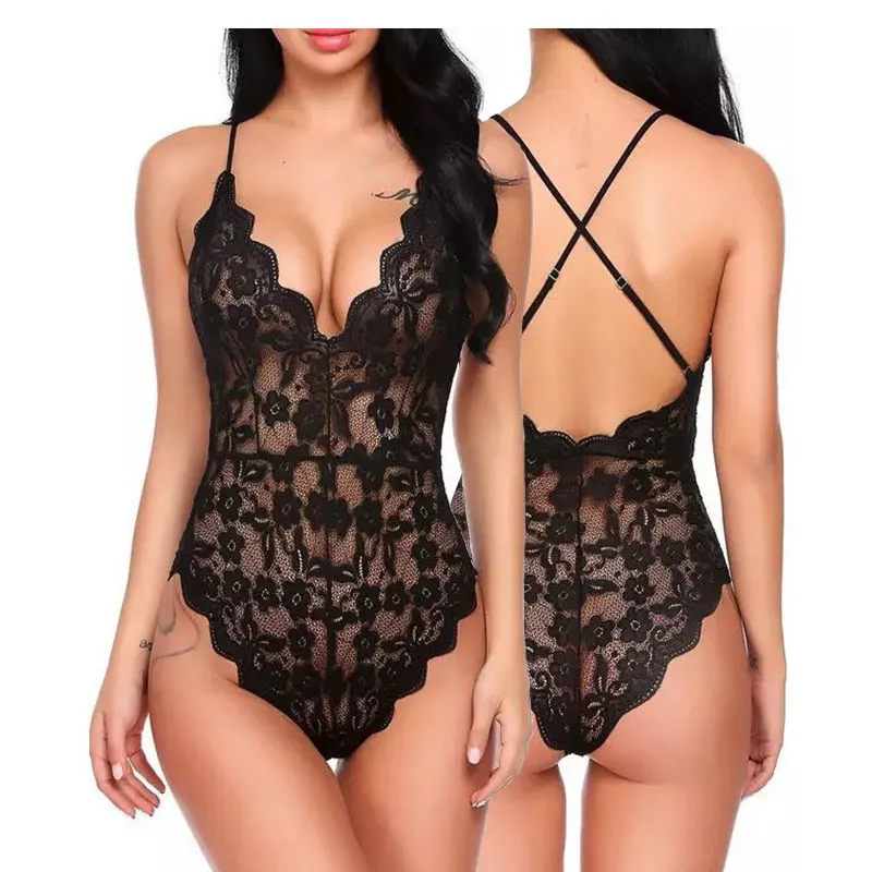 

Latest Luxury Lingeri Womlogy, Aliexpress Photo Bodysuit/, Black