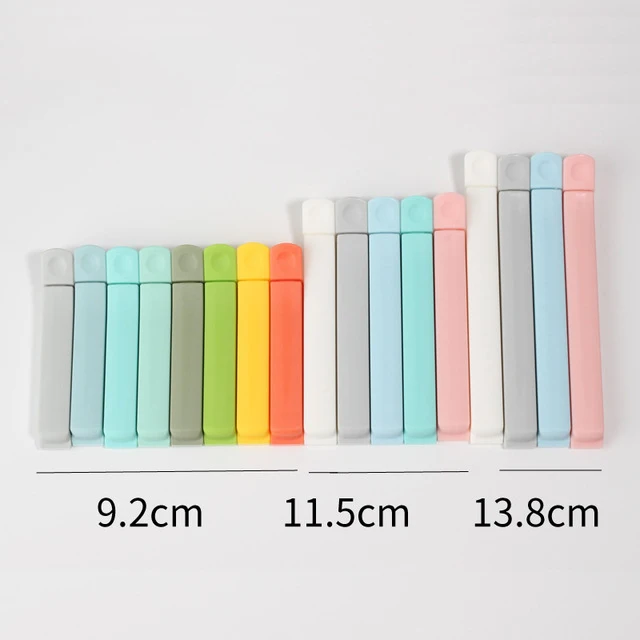 

YS1901 New Food Sealing Clip Plastic Sealing Clip Customized Logo, 15 colors