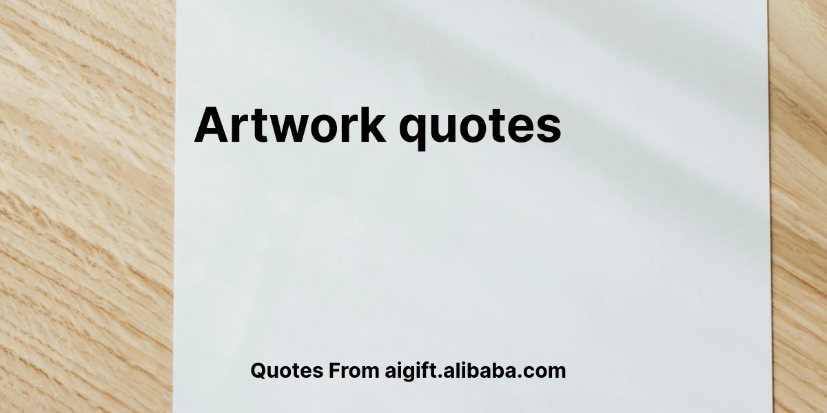 artwork quotes